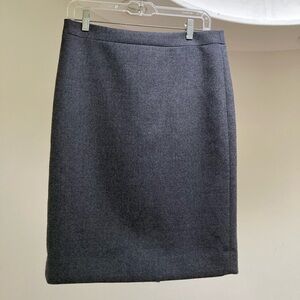 J.Crew | Charcoal Gray Wool No 2 Pencil Skirt
